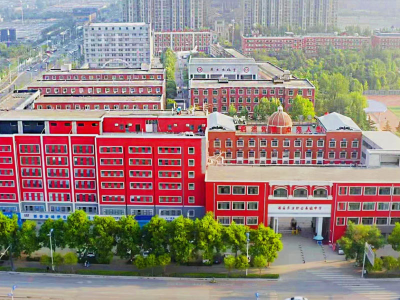 蒲城校园鸟瞰图